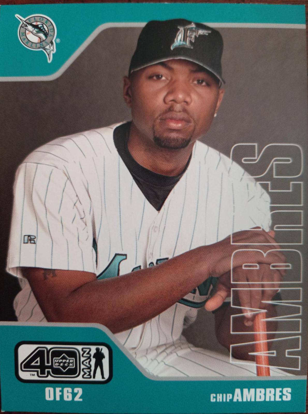 Chip Ambres #803 Baseball Cards 2002 Upper Deck 40 Man