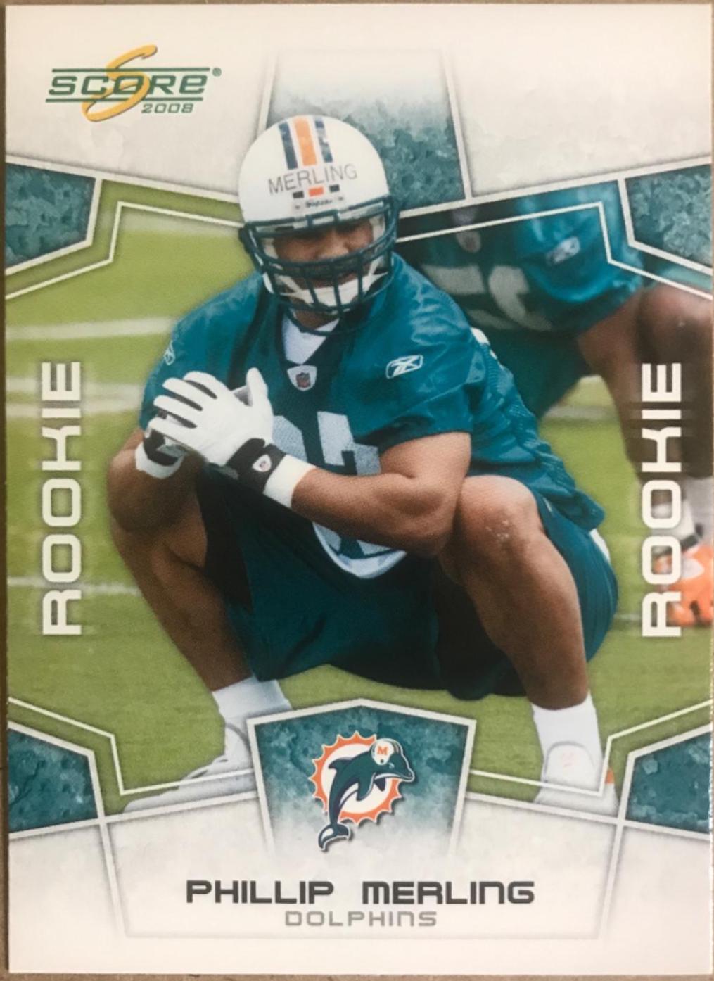 Phillip Merling #355 Football Cards 2008 Panini Score
