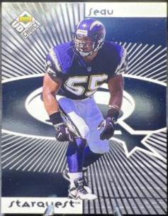 Junior Seau #5 Football Cards 1998 Upper Deck UD Choice Starquest
