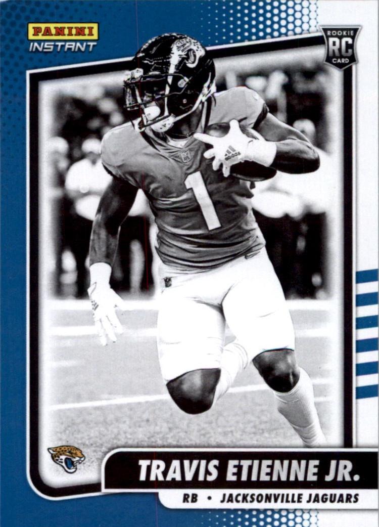 Travis Etienne Jr. #BW12 2021 Panini Instant Black & White Football