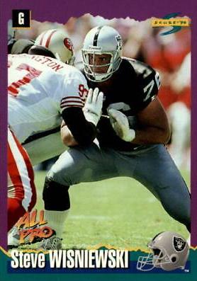 Steve Wisniewski. #20 Football Cards 1994 Panini Score