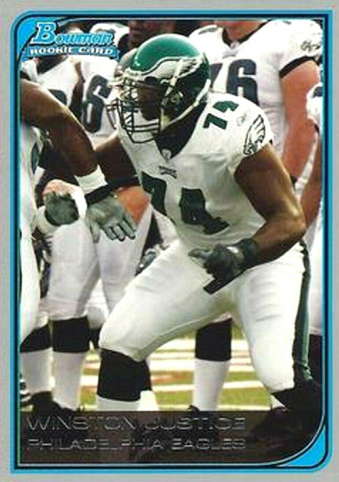 Winston Justice #179 Football Cards 2006 Bowman