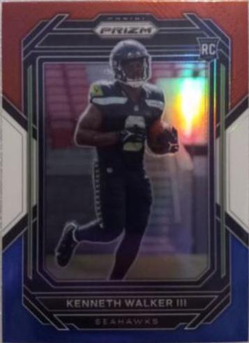 Kenneth Walker III [Red White Blue] #318 Prices | 2022 Panini