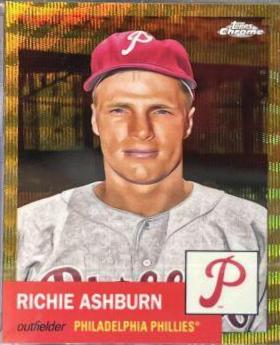 Richie Ashburn [Gold Wave Refractor] #349