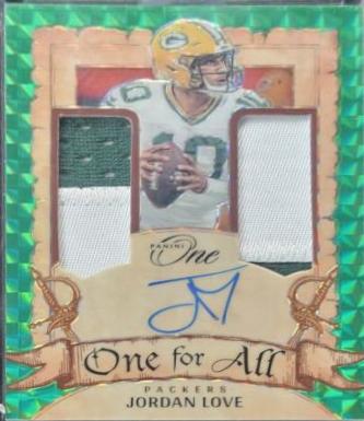 Jordan Love [Green One For All Autograph] #341