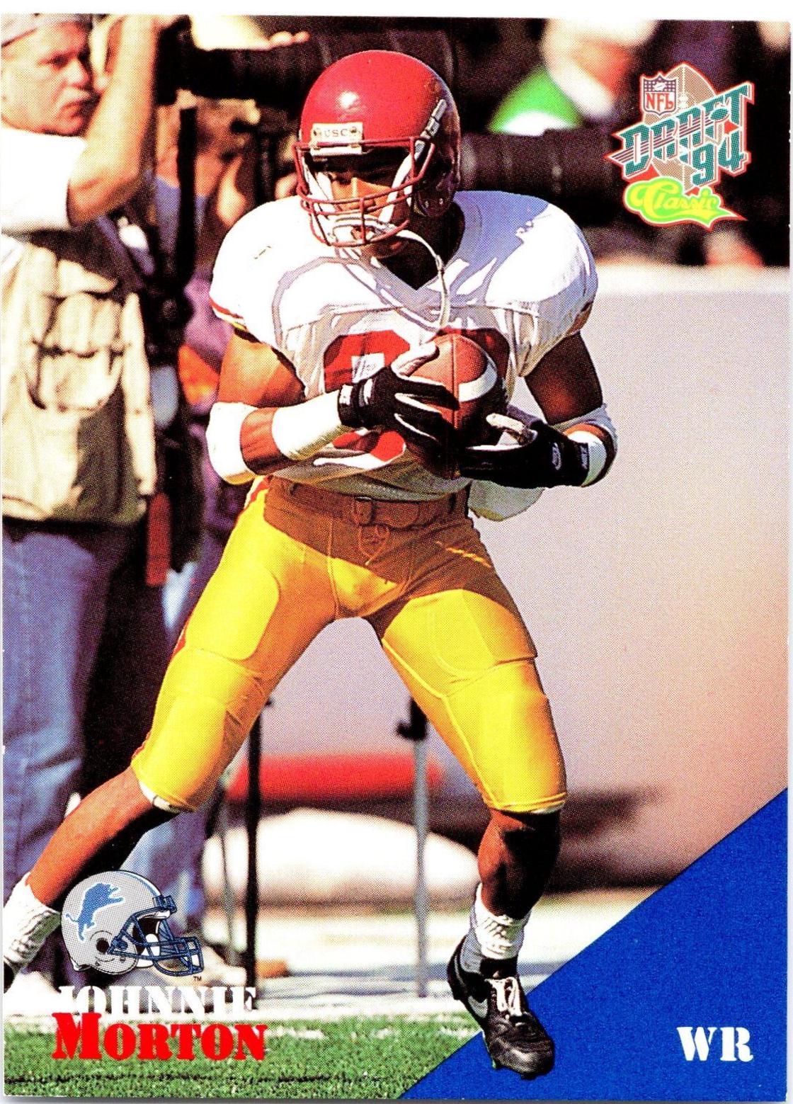 Johnnie Morton #30 Football Cards 1994 Classic