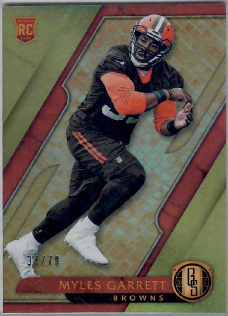 Myles Garrett #171 2017 Panini Gold Standard Football