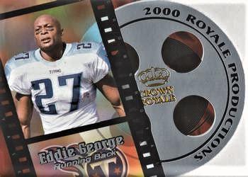 Eddie George #19 Football Cards 2000 Pacific Crown Royale Productions