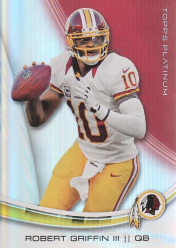 Robert Griffin III #12 Football Cards 2013 Topps Platinum