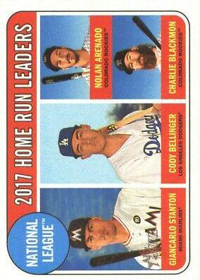 Stanton, Bellinger, Arenado, Blackmon #6 Baseball Cards 2018 Topps Heritage