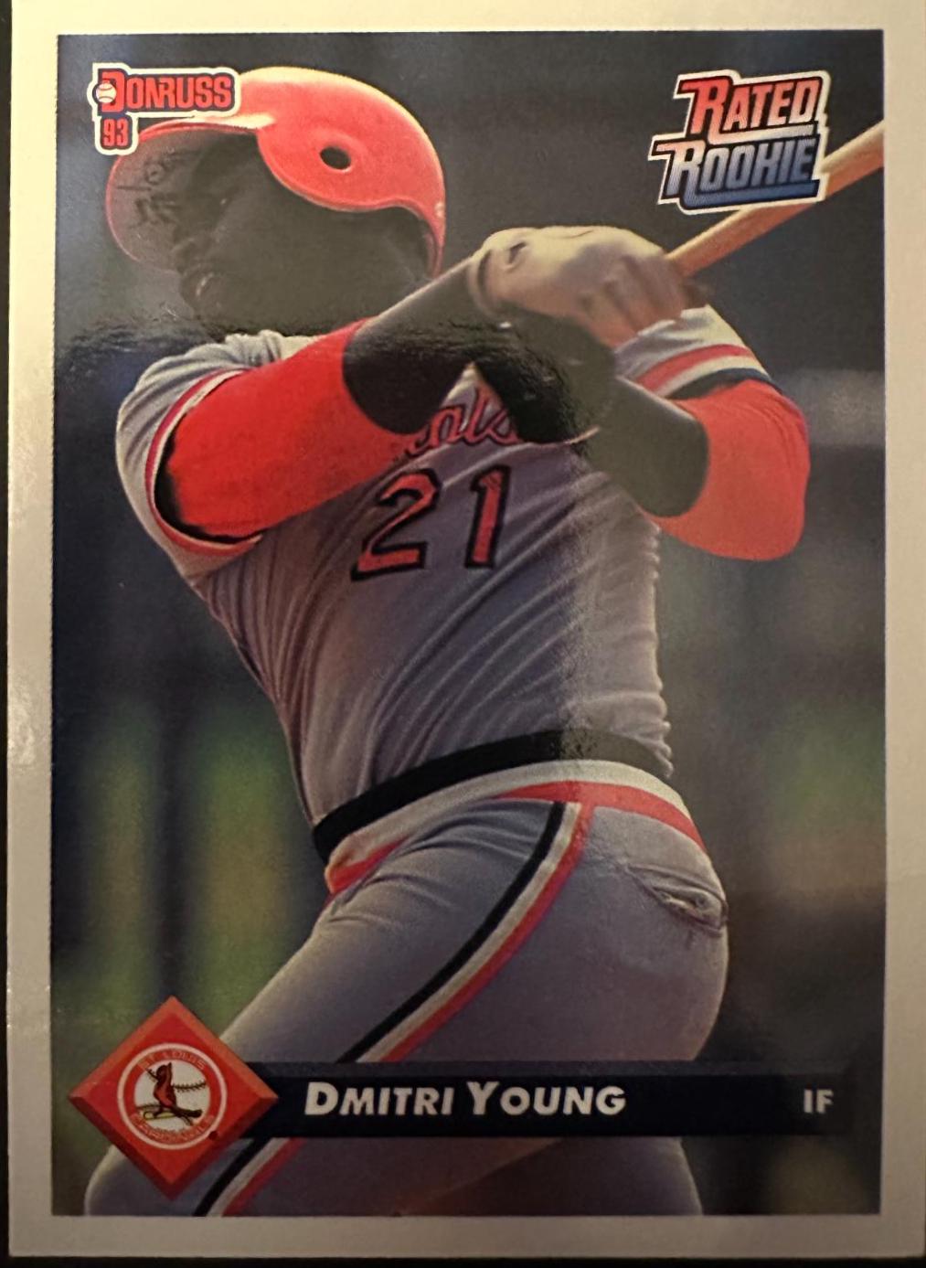 Dimitri Young #638 Baseball Cards 1993 Donruss