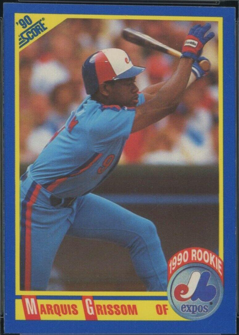 Marquis Grissom #591 Baseball Cards 1990 Score