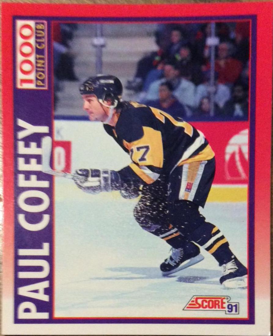 Paul Coffey 1000 Point Club #262 Hockey Cards 1991 Score Canadian