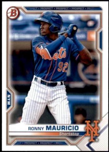 Ronny Mauricio #BP-23 2021 Bowman Paper Prospects Baseball