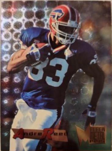 Andre Reed #18 Football Cards 1995 Fleer Metal