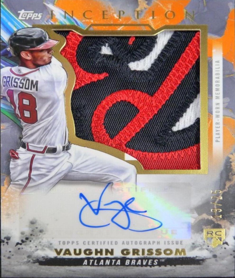 Vaughn Grissom #IAJP-VGR 2023 Topps Inception Autograph Jumbo Patch Baseball