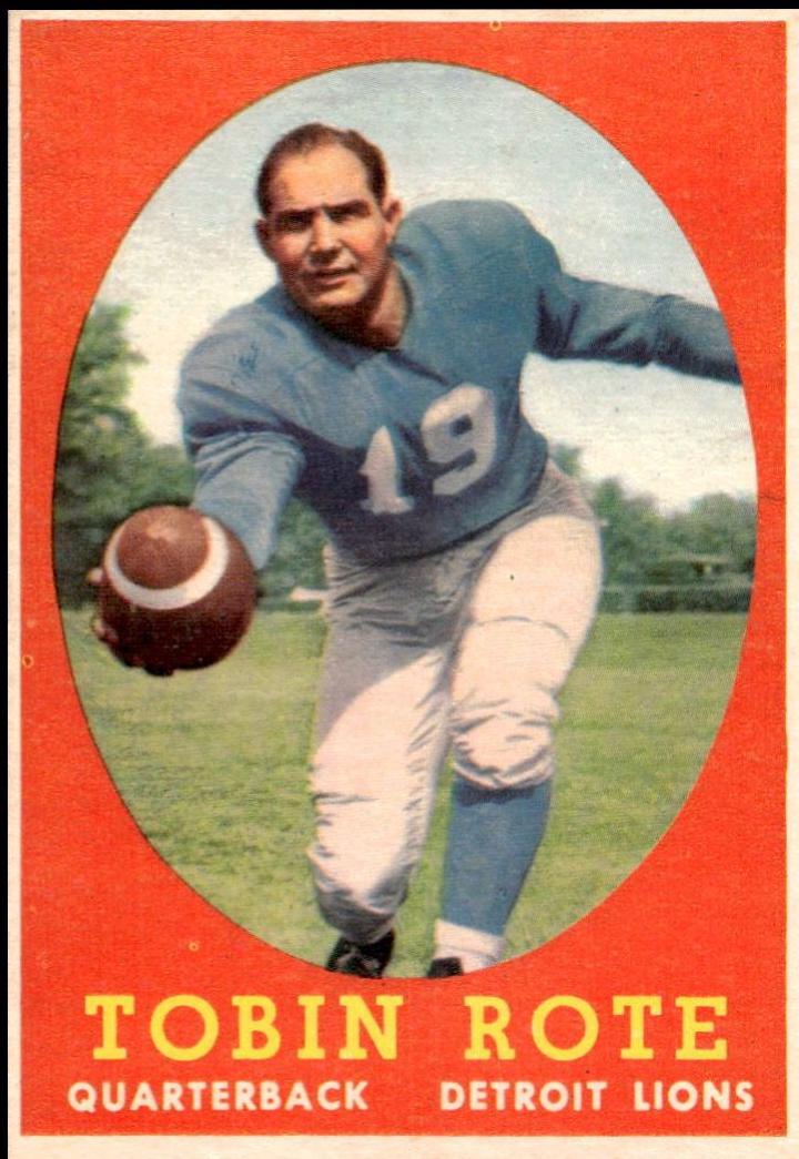 Torbin Robe Tobin Rote #94 Prices | 1958 Topps | Football Cards