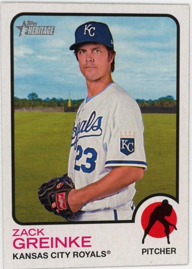 Zack Greinke #664 Baseball Cards 2022 Topps Heritage