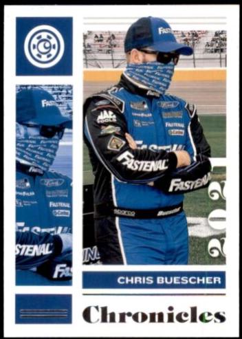Chris Buescher #1 Racing Cards 2021 Panini Chronicles NASCAR
