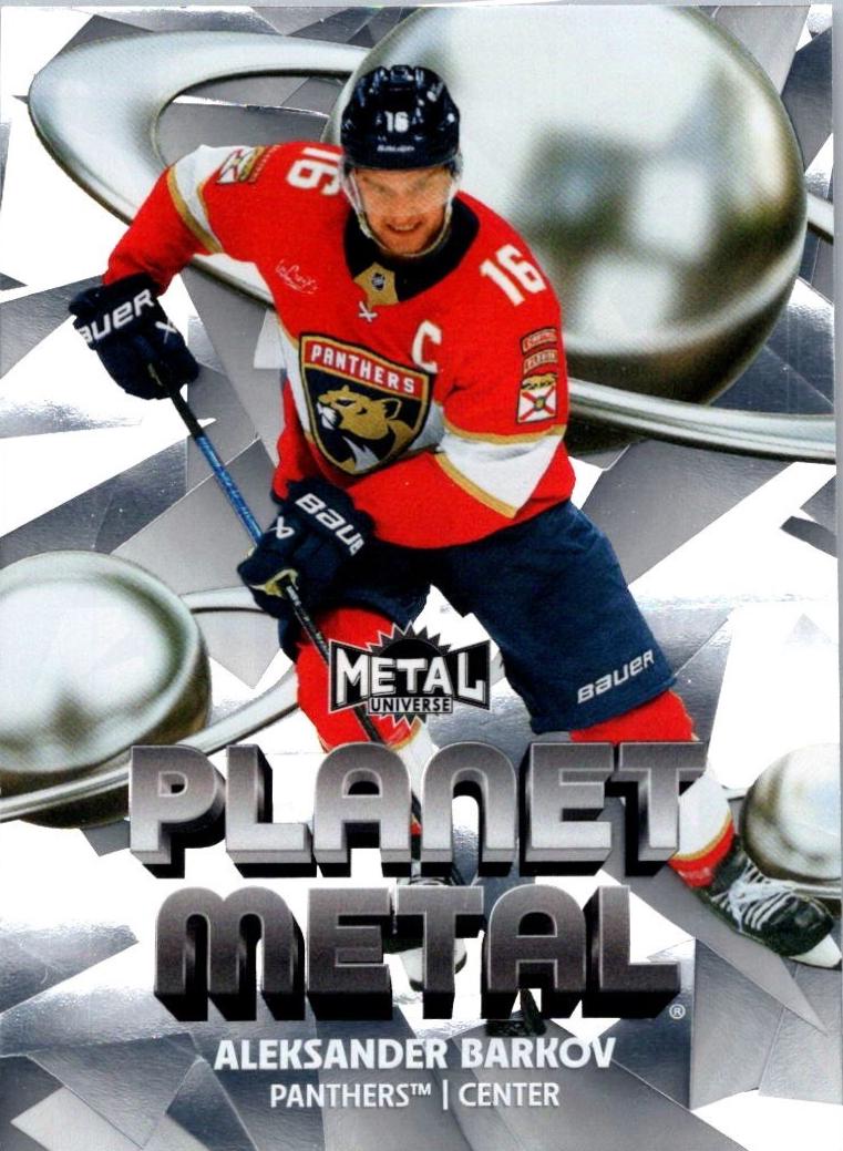 Aleksander Barkov #20 2025 Skybox Metal Universe Planet Metal Hockey