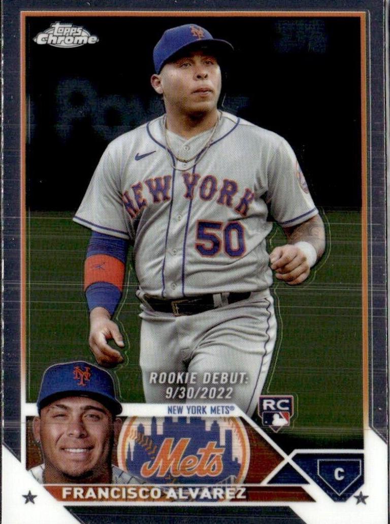 Francisco Alvarez #USC103 Baseball Cards 2023 Topps Chrome Update