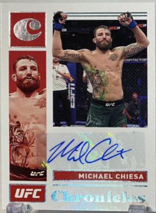 Michael Chiesa #CS-MCH Ufc Cards 2021 Panini Chronicles UFC Signatures