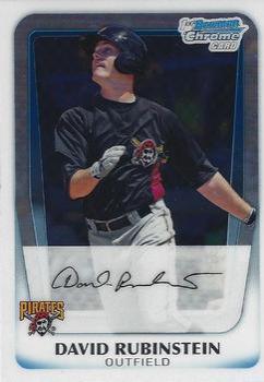 David Rubinstein #BCP55 2011 Bowman Baseball Chrome Prospects