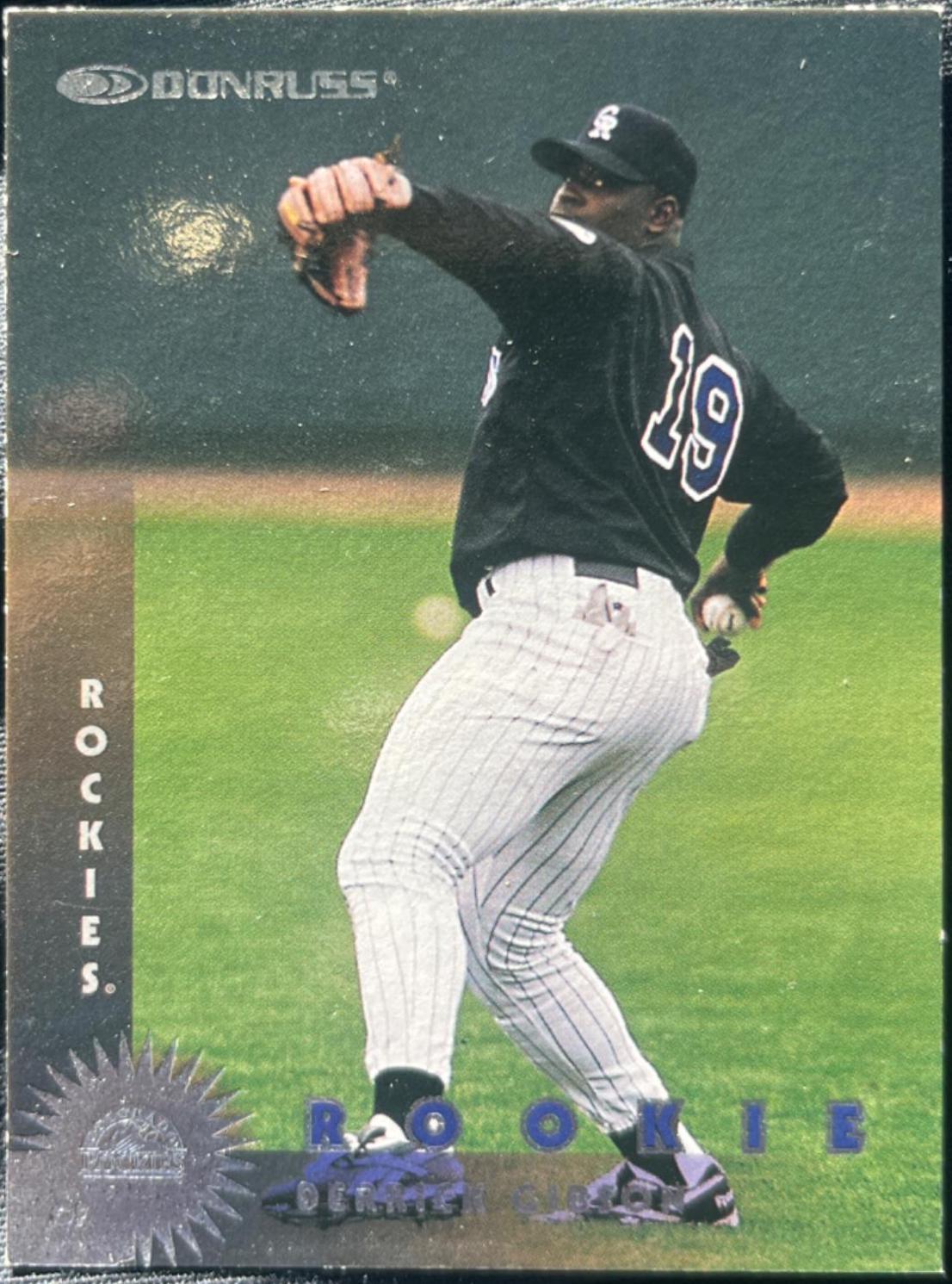 Derrick Gibson #391 Baseball Cards 1997 Panini Donruss