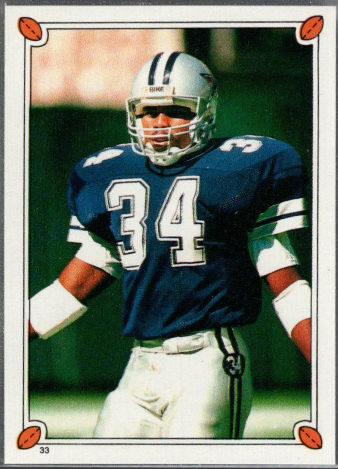 Herschel Walker #33 Football Cards 1987 Topps Stickers