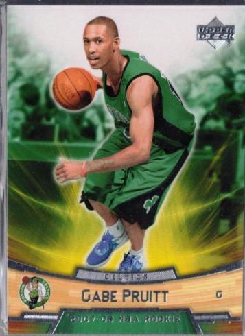 Gabe Pruitt #21 Basketball Cards 2007 Upper Deck