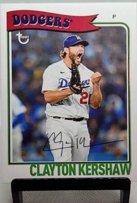 Clayton Kershaw #39 2023 Topps Brooklyn Collection Baseball