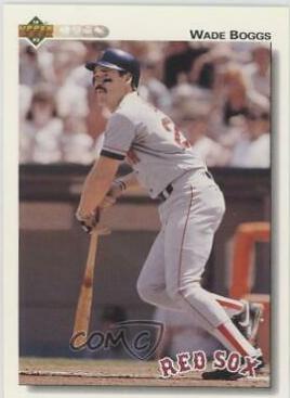 Wade Boggs #443 Baseball Cards 1992 Upper Deck