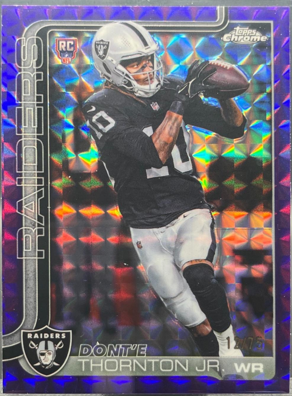 Dont'e Thornton Jr. [Purple Geometric Refractor] #385