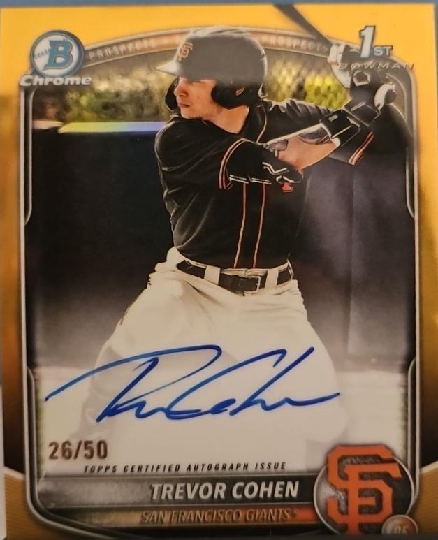 Trevor Cohen [Gold Refractor] #CPA-TC