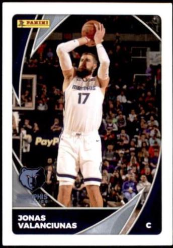 Jonas Valanciunas #3 Basketball Cards 2020 Panini NBA Card Collection