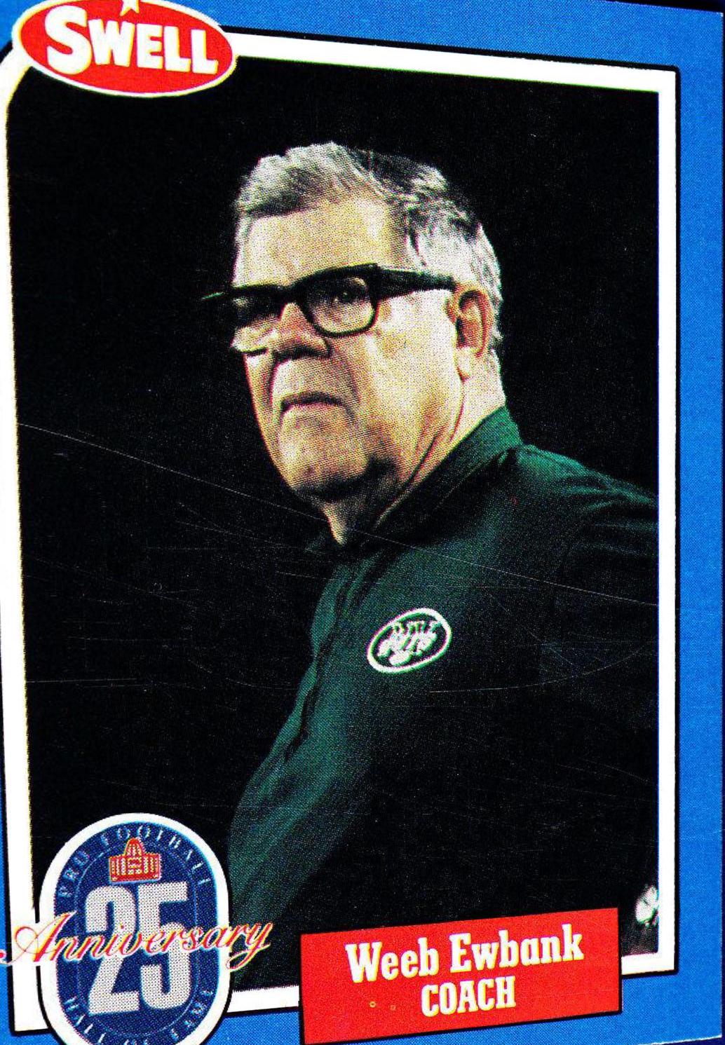 Weeb Ewbank #39 Football Cards 1988 Swell Greats