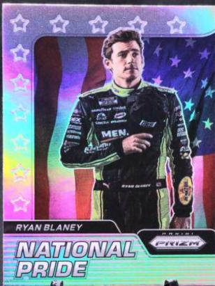Ryan Blaney #NP-RB Racing Cards 2022 Panini Prizm Nascar National Pride