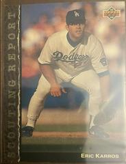 Eric Karros #SR12 Baseball Cards 1992 Upper Deck Scouting Report Prices
