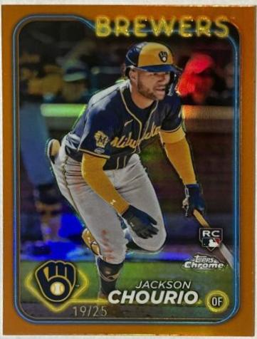 Jackson Chourio [Orange Refractor] #161 Prices [Rookie] | 2024