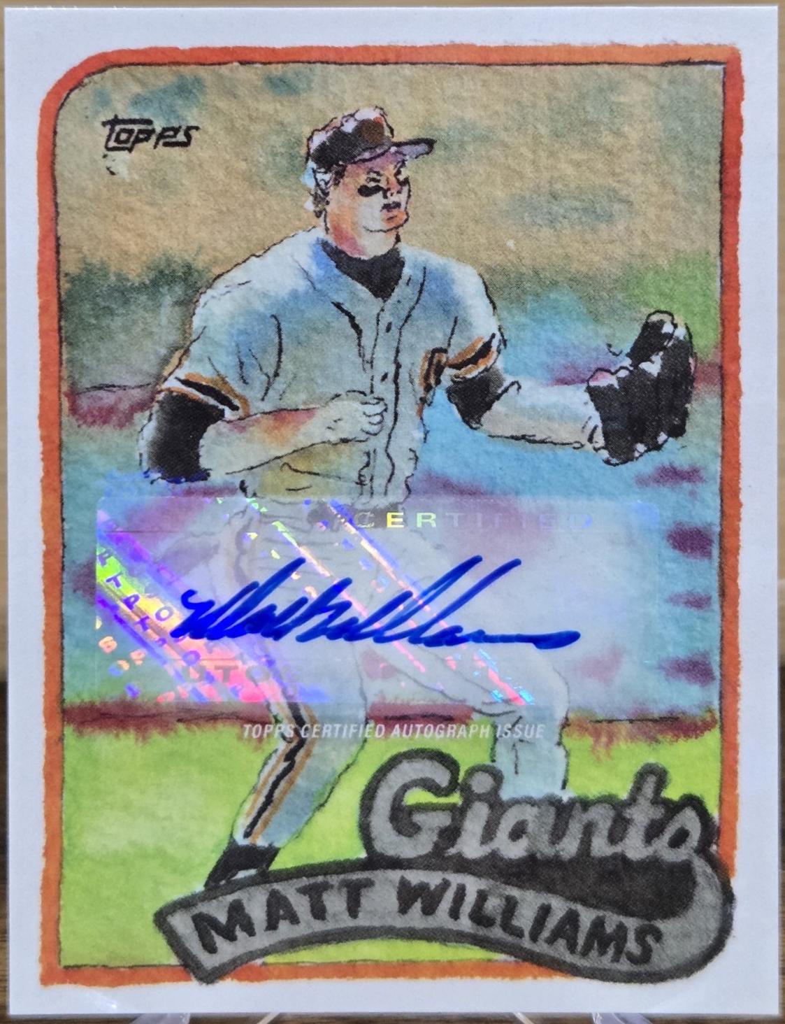 Matt Williams [Topps Logo Laminate] #75A