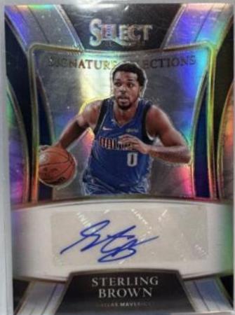 Sterling Brown #SS-SBR 2021-22 Panini Select Basketball Signature Selections
