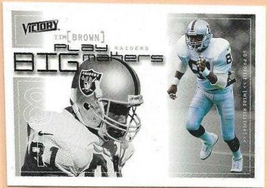 Tim Brown #259 2000 Upper Deck Victory Football