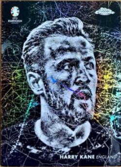 Harry Kane #BN-19 Soccer Cards 2024 Topps Chrome UEFA Euro Berlin at Night