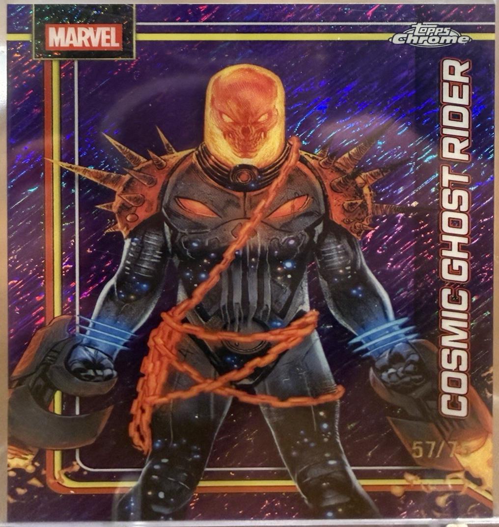 Cosmic Ghost Rider Purple Shimmer Refractor