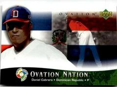 Daniel Cabrera #ON-DC Baseball Cards 2006 Upper Deck Ovation Prices