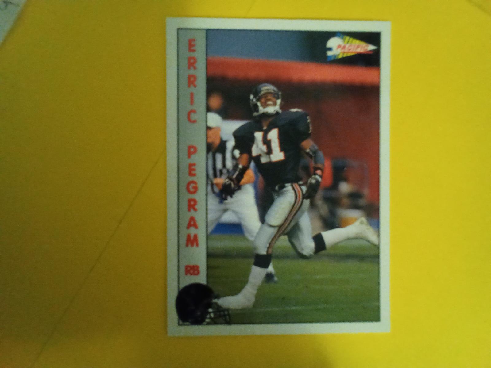 Erric Pegram #9 Football Cards 1992 Pacific