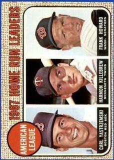 American League 1967 Home Run Leaders