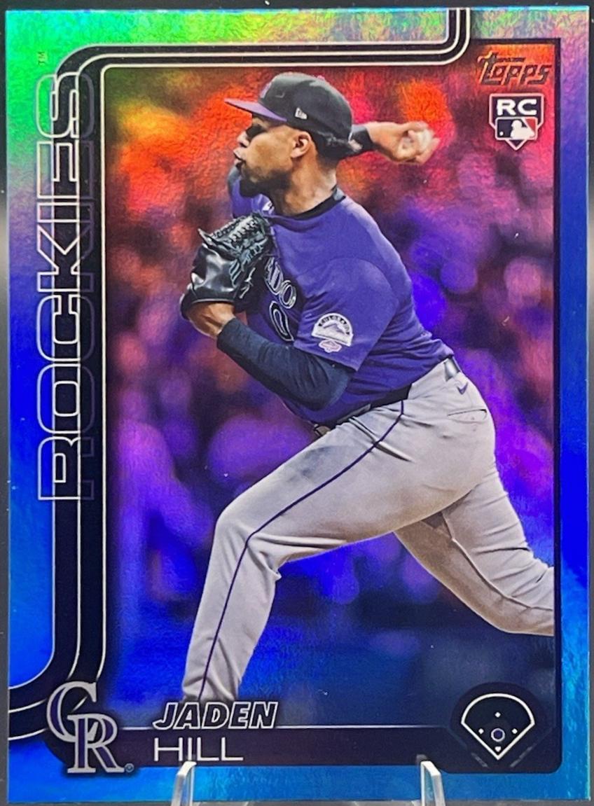 Jaden Hill [Blue Rainbow Foil] #556