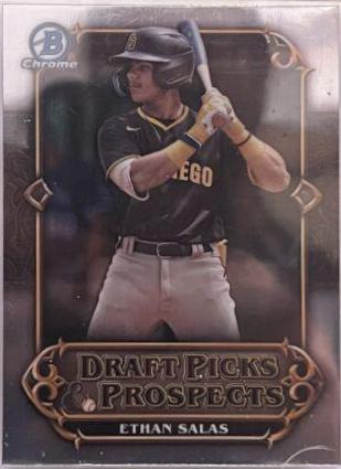 Ethan Salas #DPP-12 Baseball Cards 2023 Bowman Draft Picks & Prospects