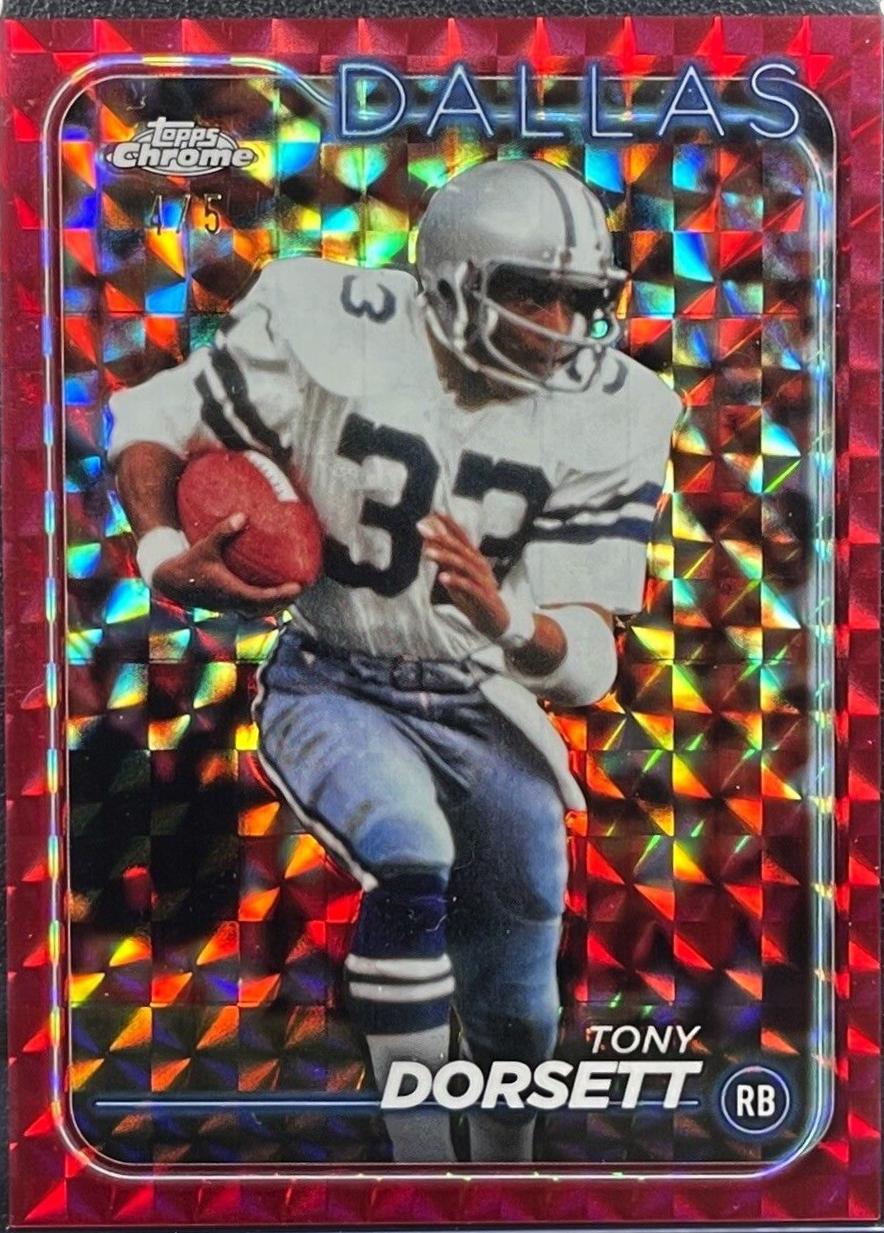 Tony Dorsett [Red Refractor] #40